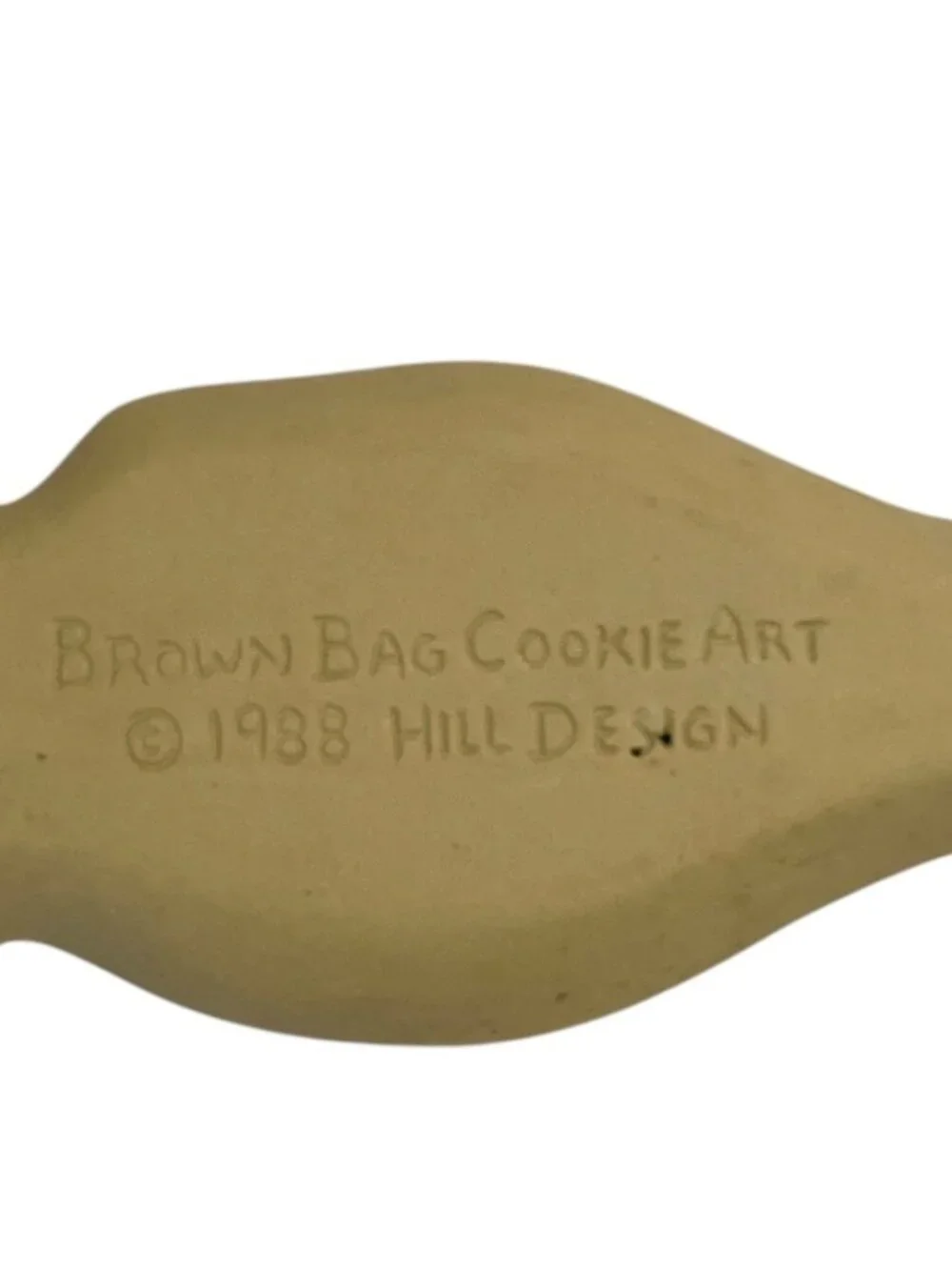Vintage Brown Bag Cookie Art Bunny Rabbit Cookie Mold 1988 Hill Design Easter St